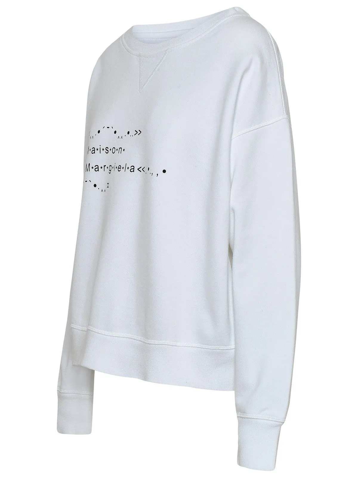 Maison Margiela Logo Printed Crewneck Sweatshirt