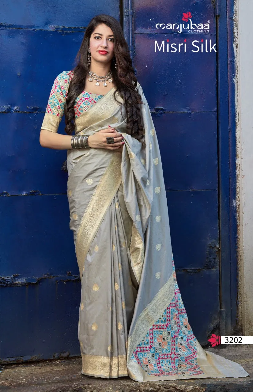 Manjuba Clothing Presents Misri Silk Fancy Designer Sarees