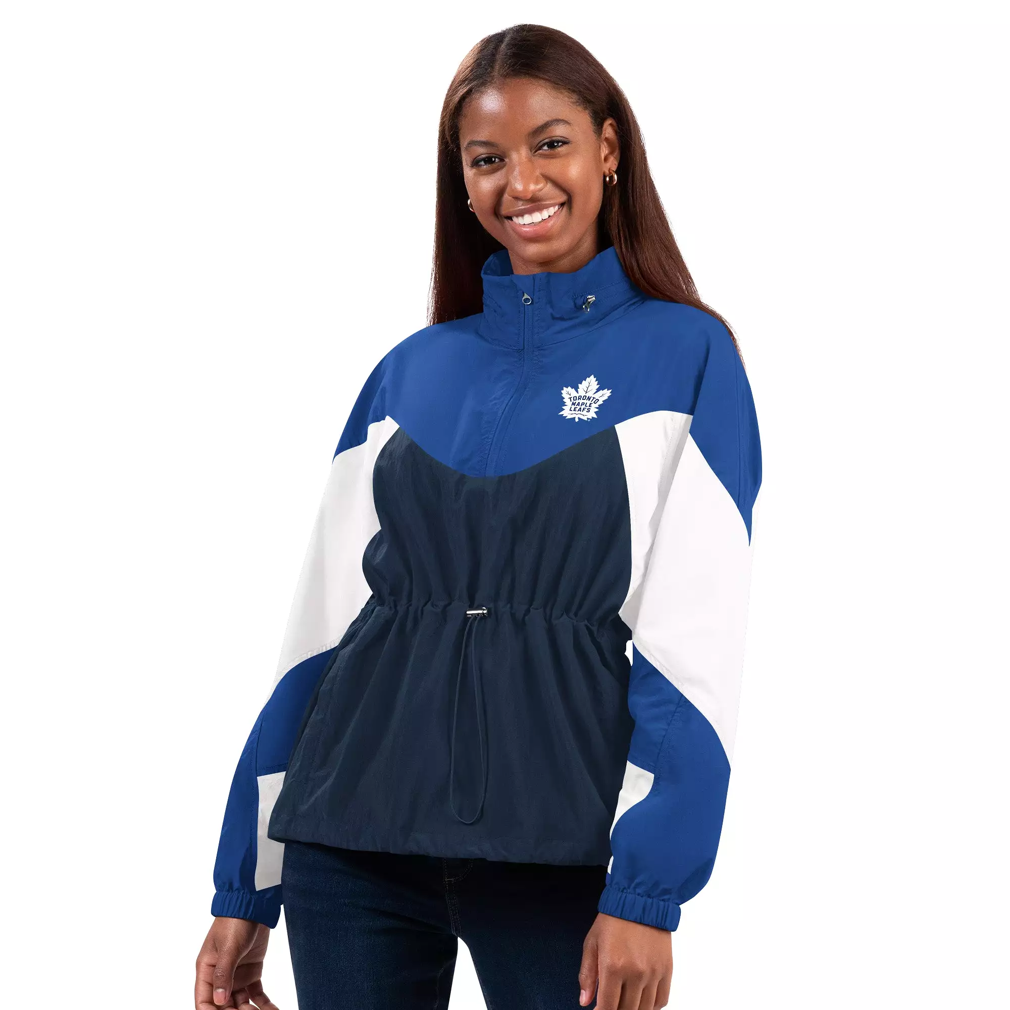 Maple Leafs GIII Women's Tie Breaker Lightweight Jacket