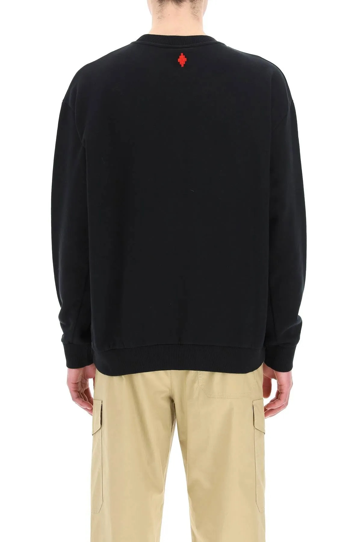 Marcelo Burlon County Of Milan Crewneck Ribbed Sweatshirt