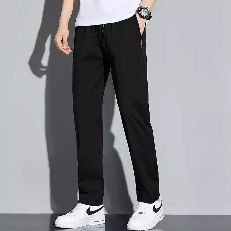 Men Casual Sweatpants - Stretch Slim Fit