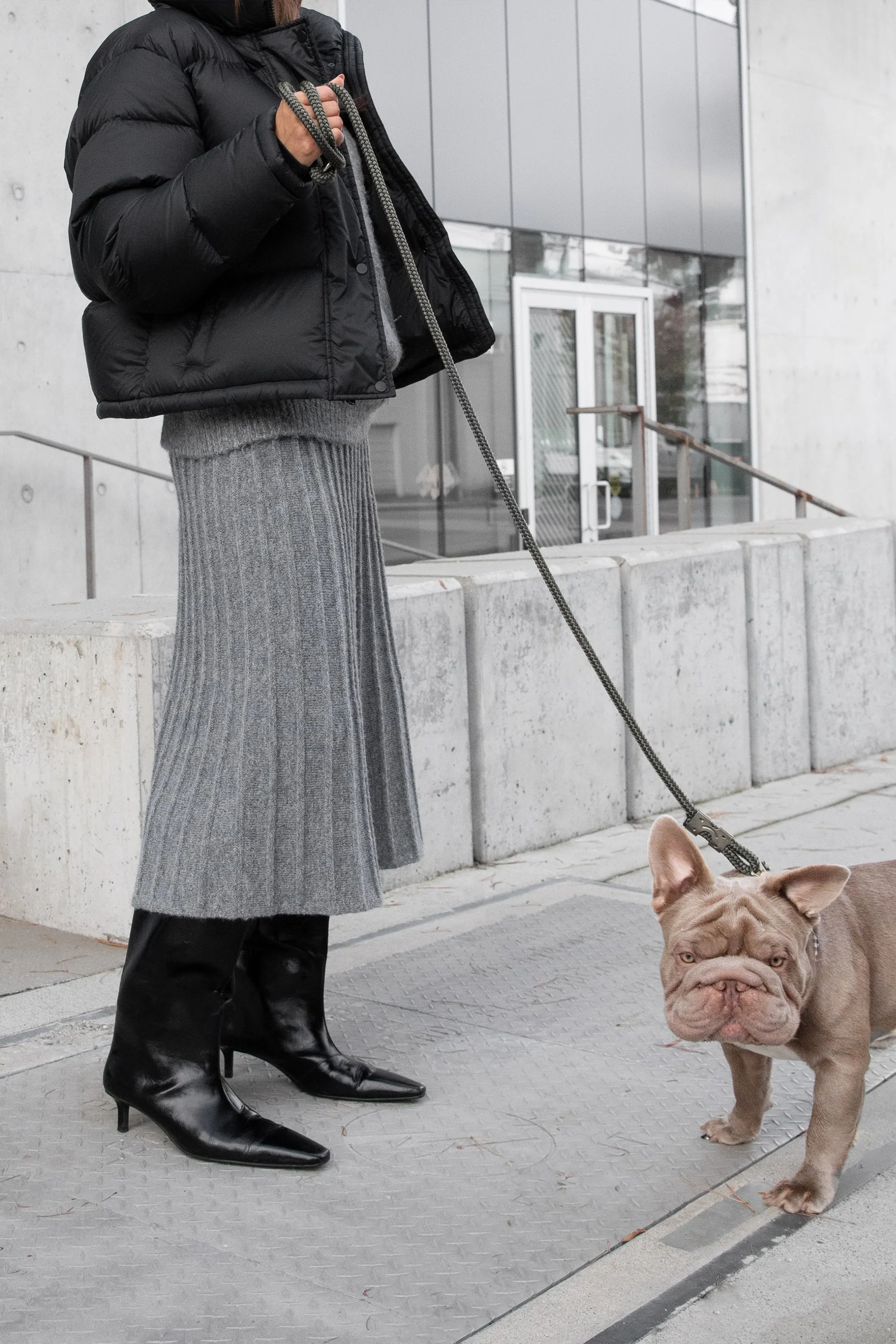 MIDI KNIT SWEATER SKIRT