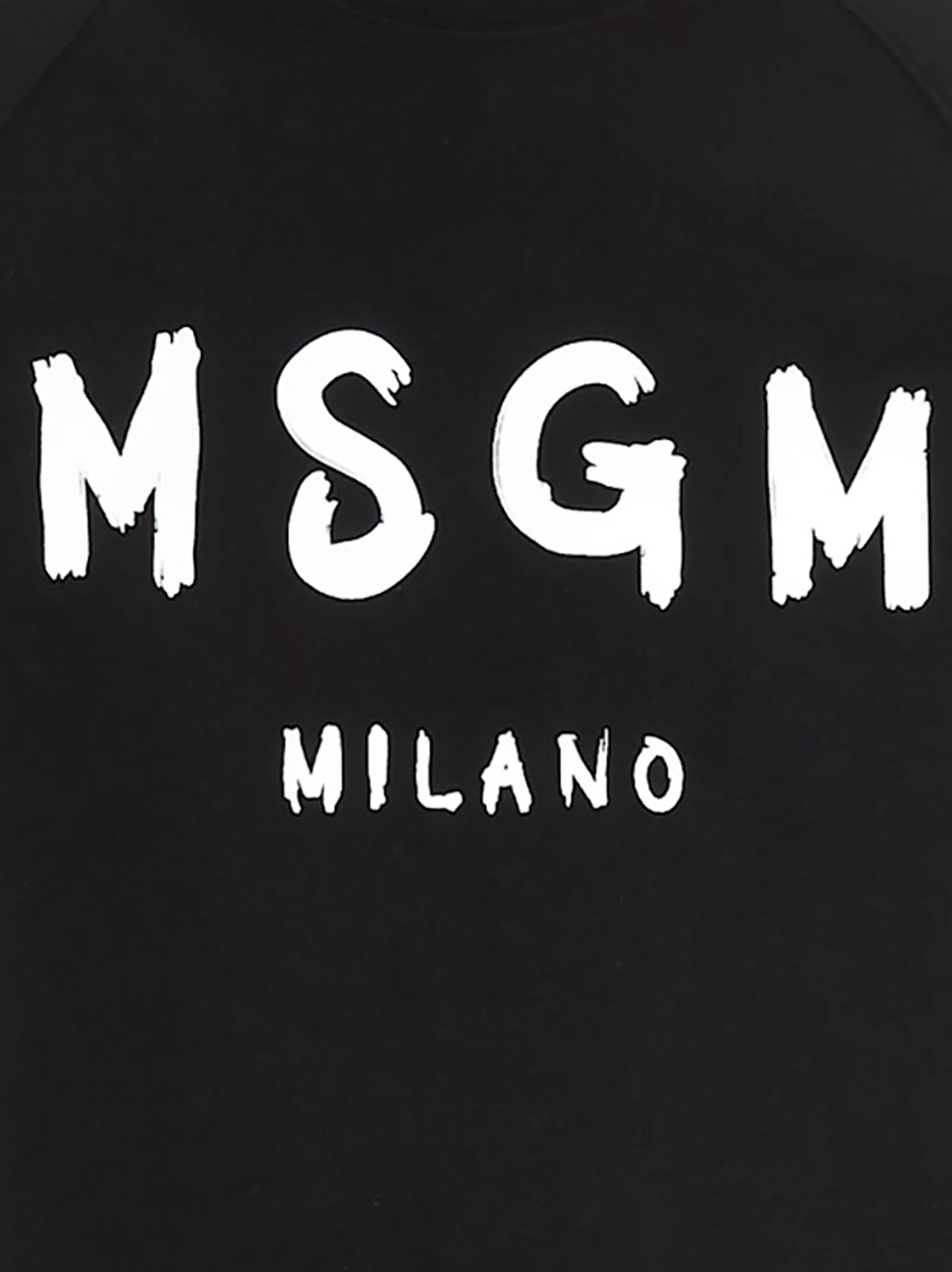 MSGM Logo Printed Crewneck Sweatshirt