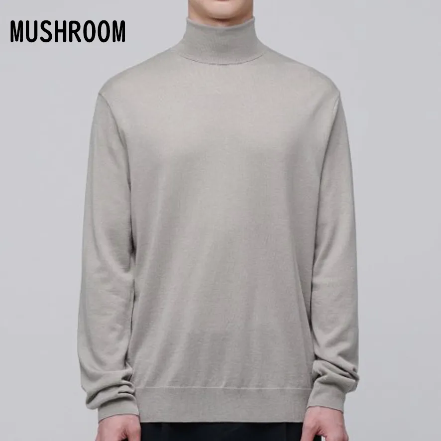 MUSINSA STANDARD  |Wool Nylon Street Style Long Sleeves Plain Sweaters