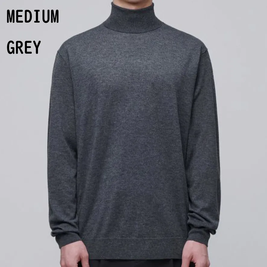 MUSINSA STANDARD  |Wool Nylon Street Style Long Sleeves Plain Sweaters