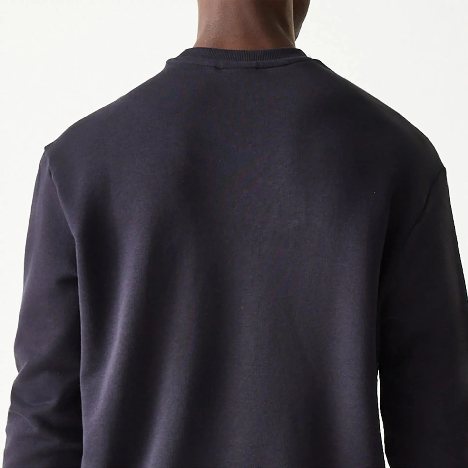 New Era Essential Navy Oversized Crewneck Sweater