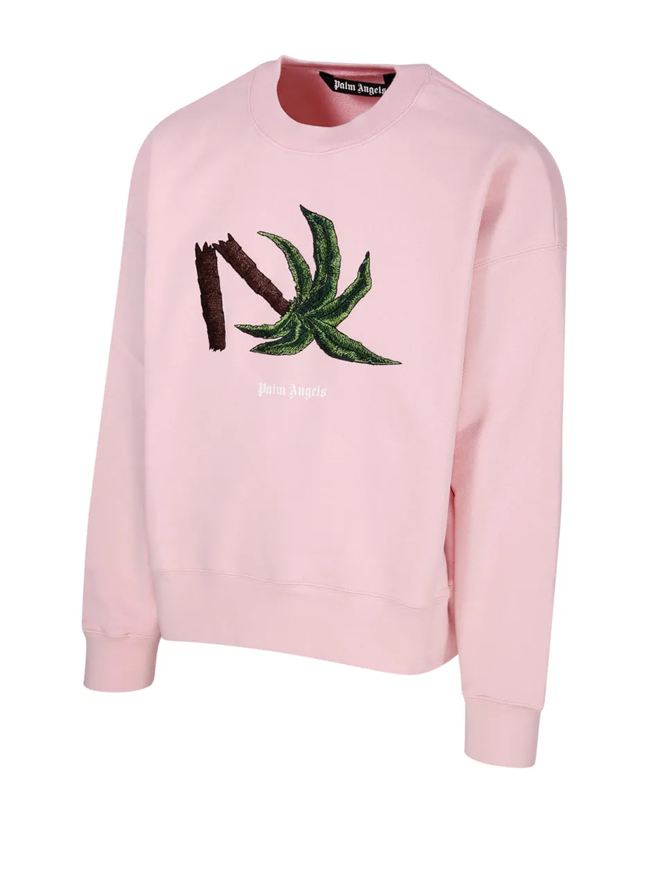 Palm Angels Logo Detailed Crewneck Sweatshirt