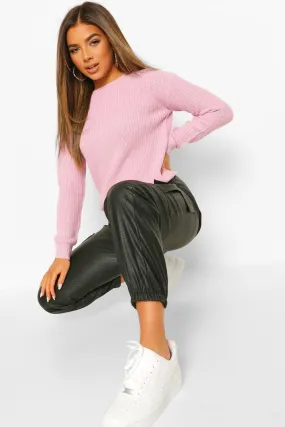 Petite Fisherman Crew Neck Sweater