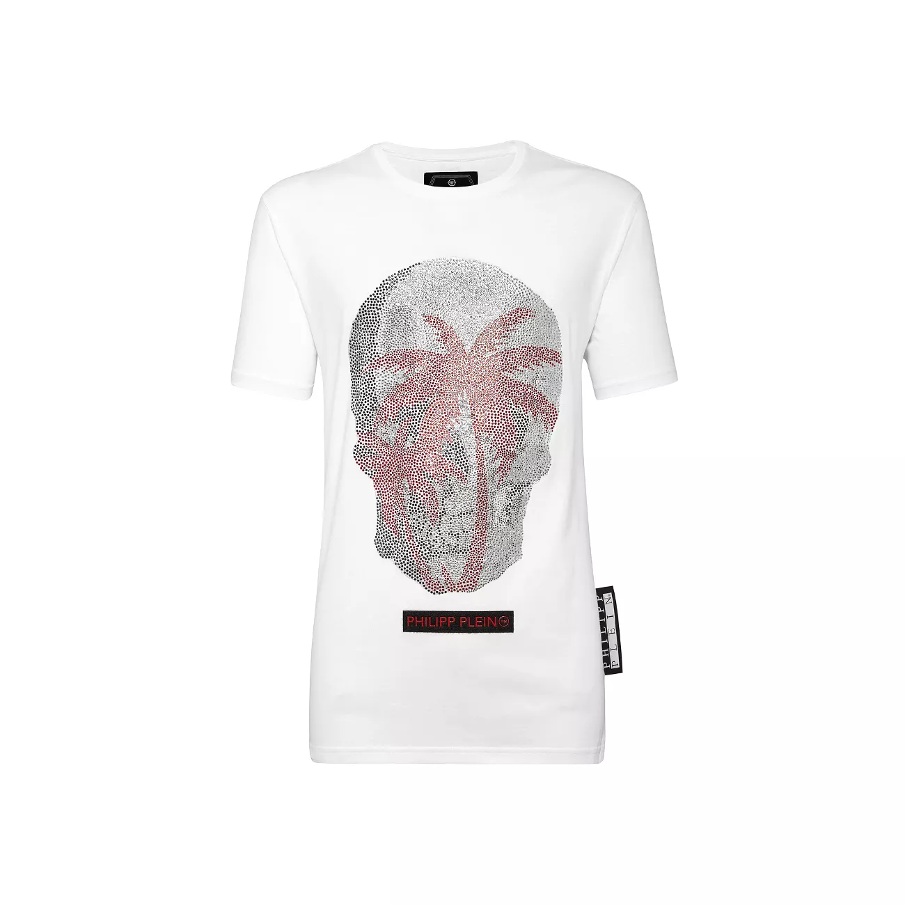 Philipp Plein Platinum Cut Round Neck Aloha Plein Men's T-Shirt