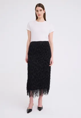 Pillar Skirt in Black