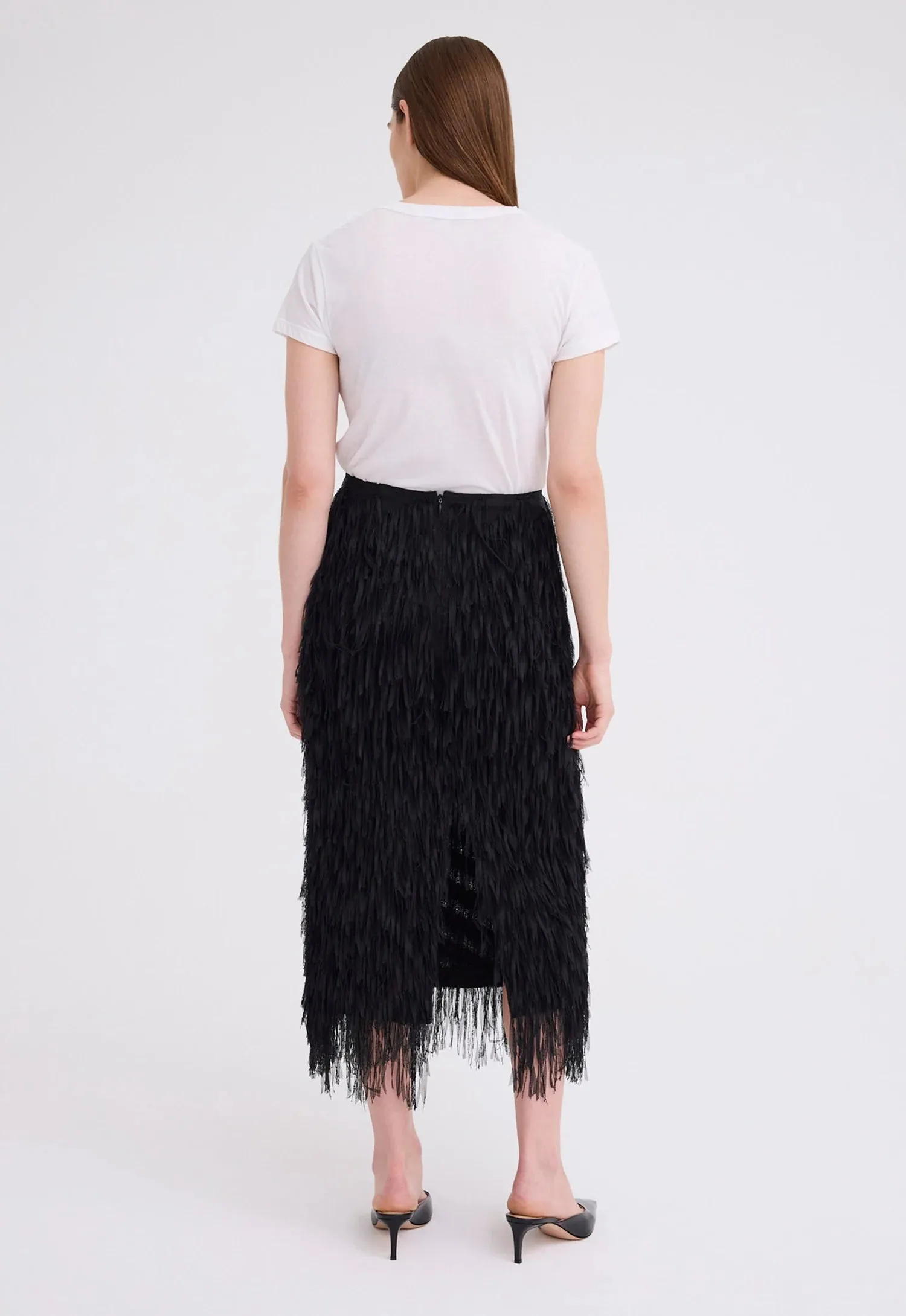 Pillar Skirt in Black