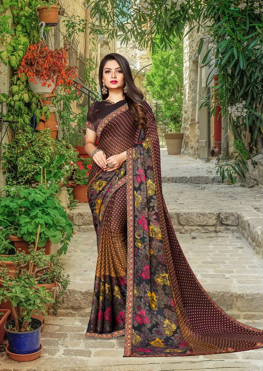 Priya Paridhi Presents Shambhunath Moss Fancy Designer Sarees