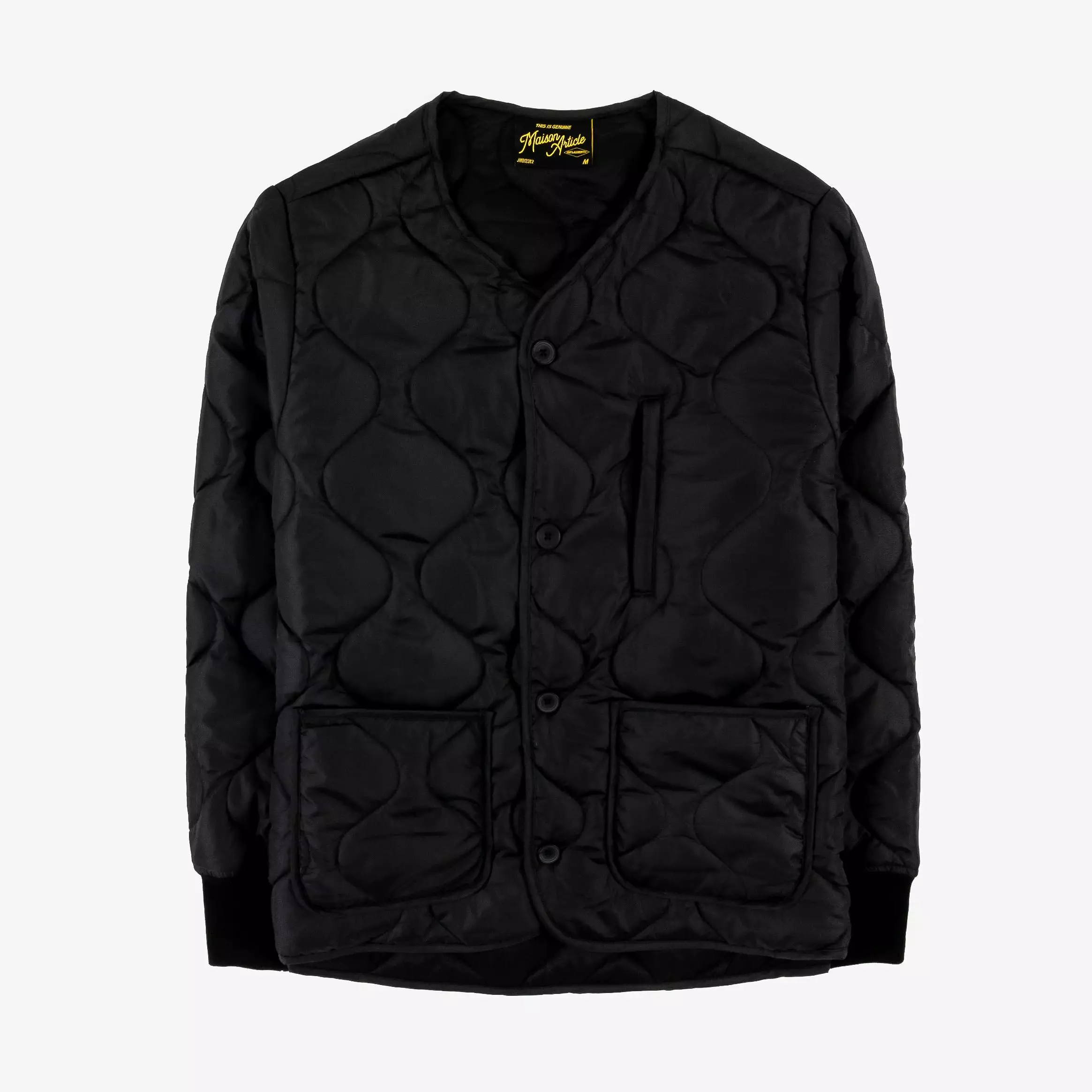 Quilted Liner Mens Jacket (Black)