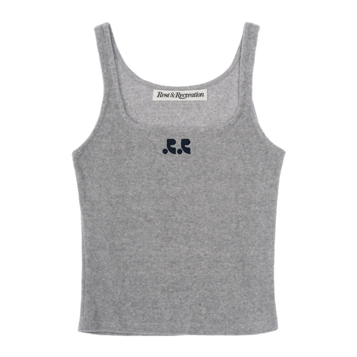 Rest & Recreation  |Sleeveless Street Style Plain Cotton Logo Tanks & Camisoles