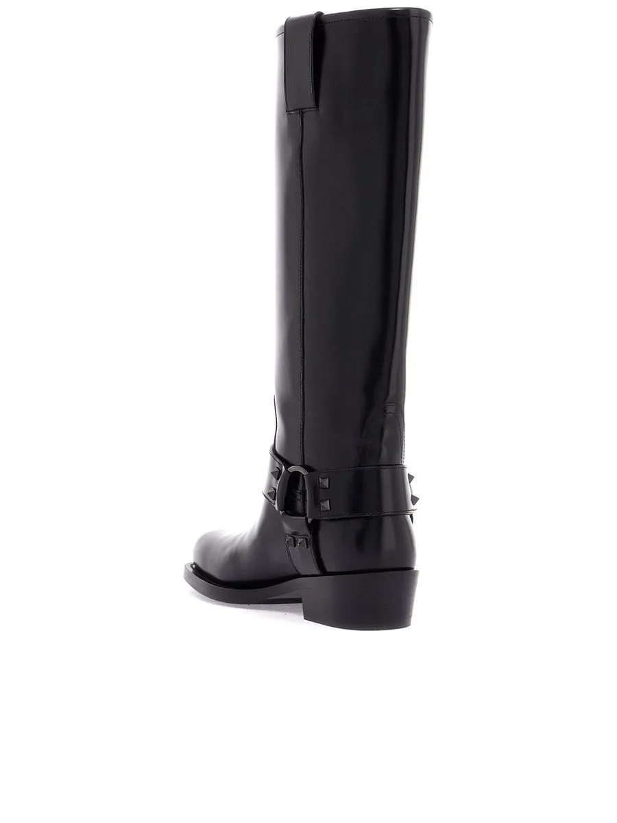 Rockstud Biker Boot