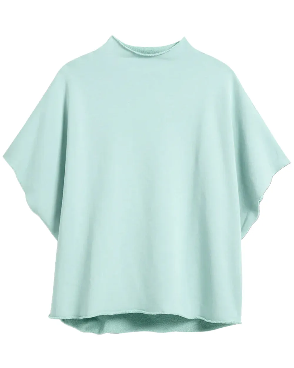 Seafoam Audrey Funnel Neck Capelet