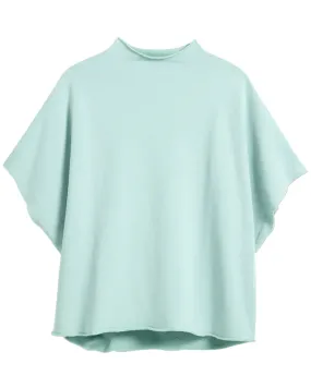 Seafoam Audrey Funnel Neck Capelet