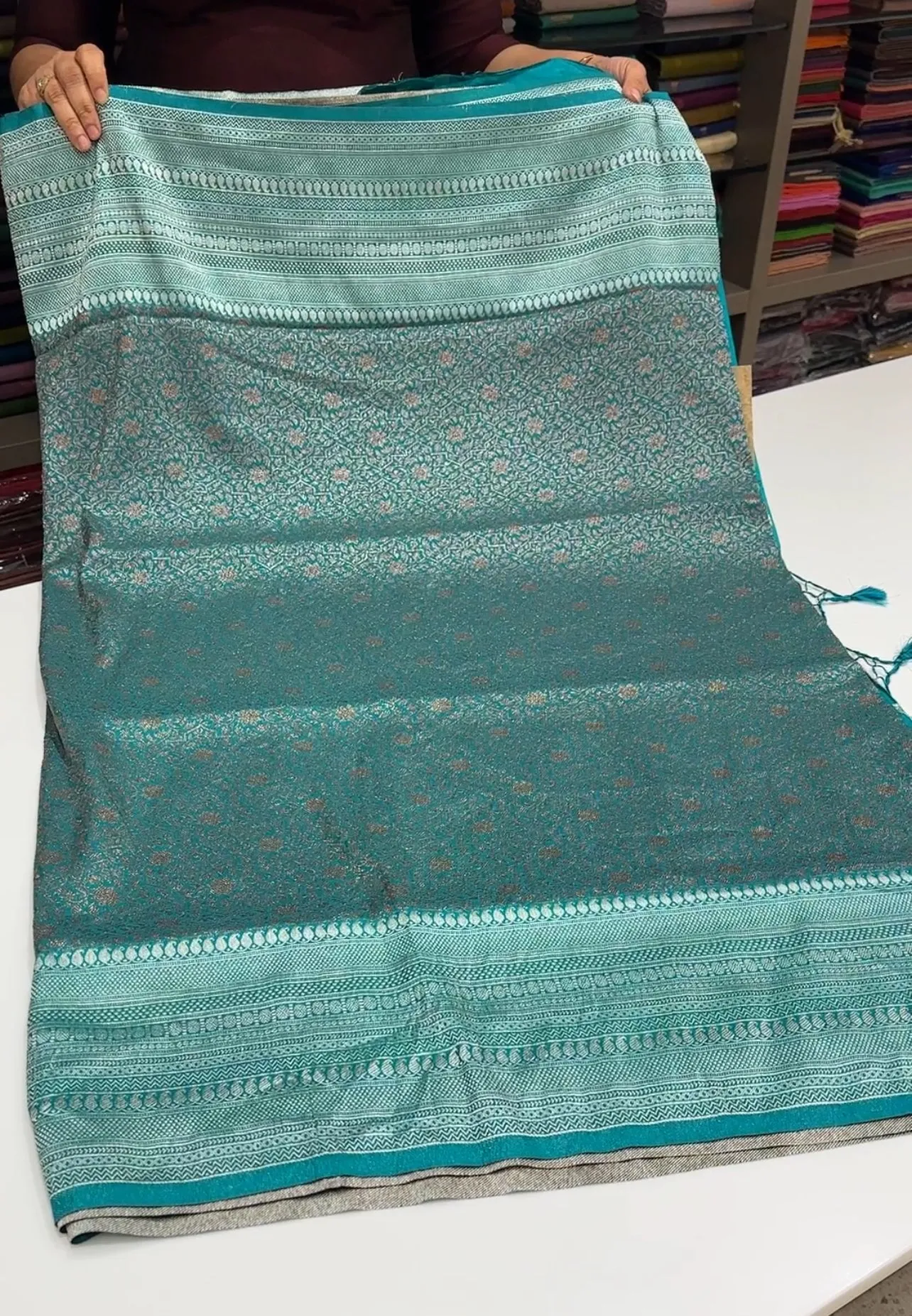 SEMI KATAN SAREES  - IHA 15233