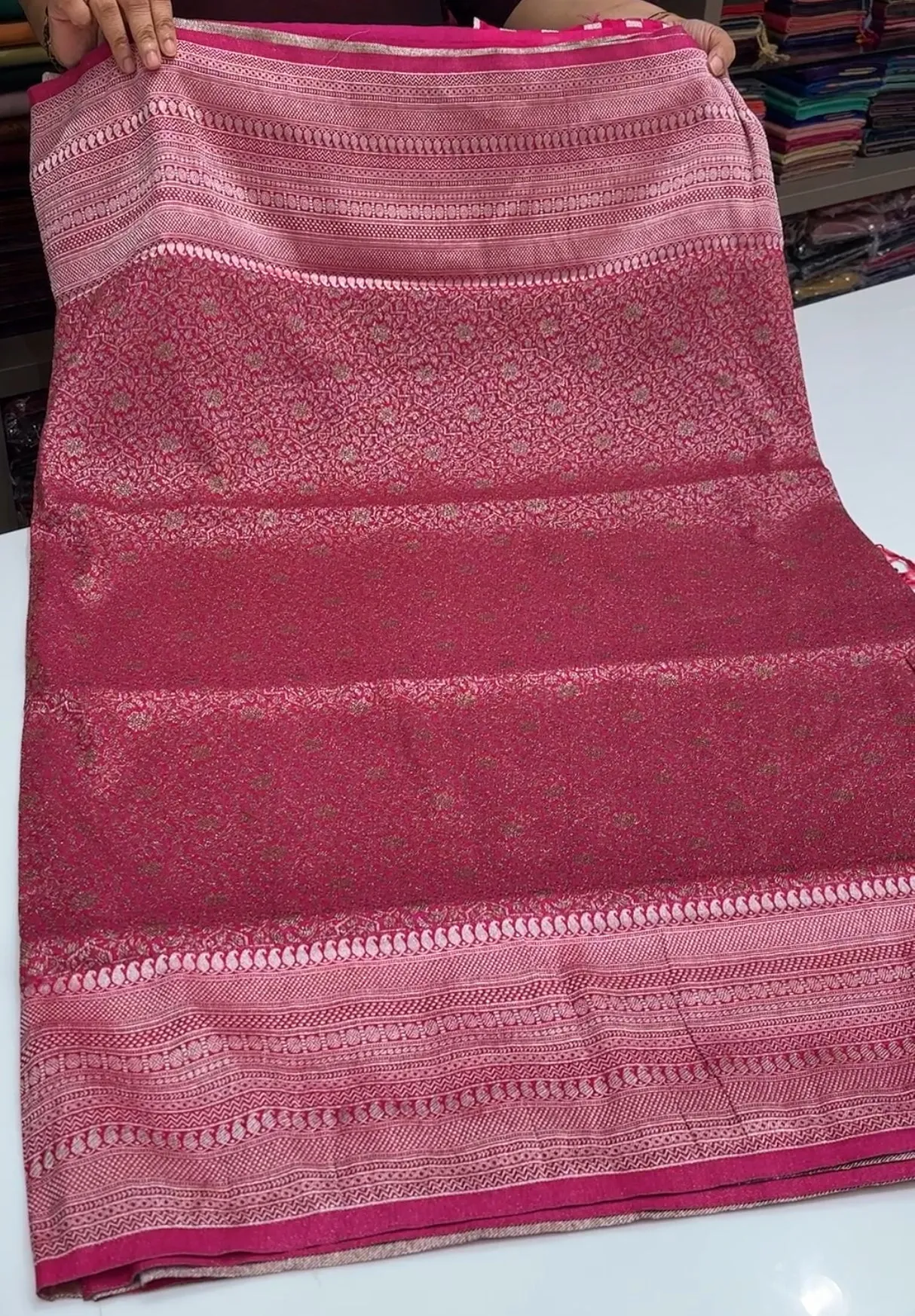 SEMI KATAN SAREES  - IHA 15233