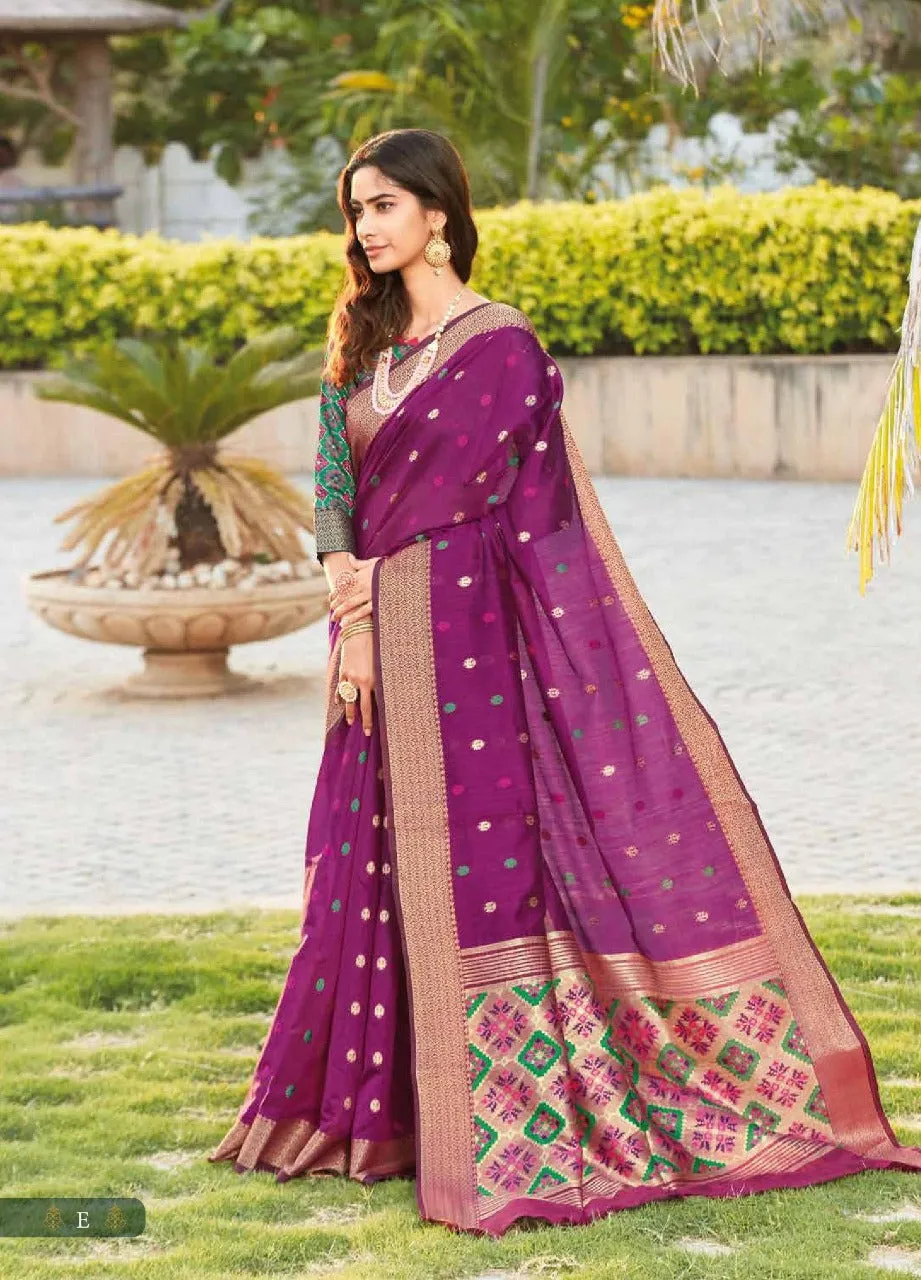 Shangrila Presents Ramaiya Silk Fancy Designer Sarees And Blouse