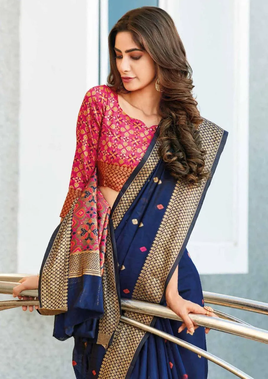 Shangrila Presents Ramaiya Silk Fancy Designer Sarees And Blouse