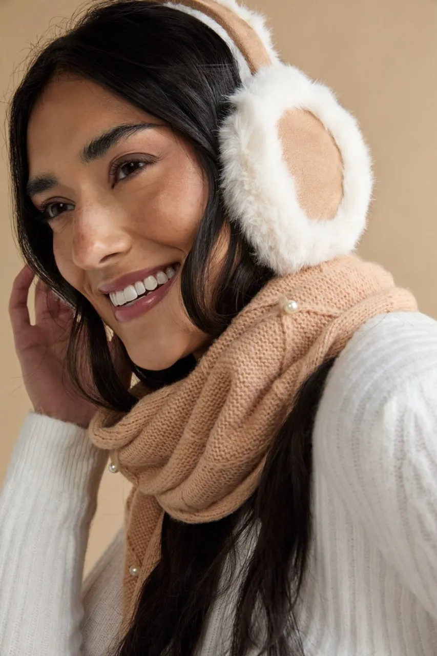 Shelley Sherpa Two Tone Earmuffs