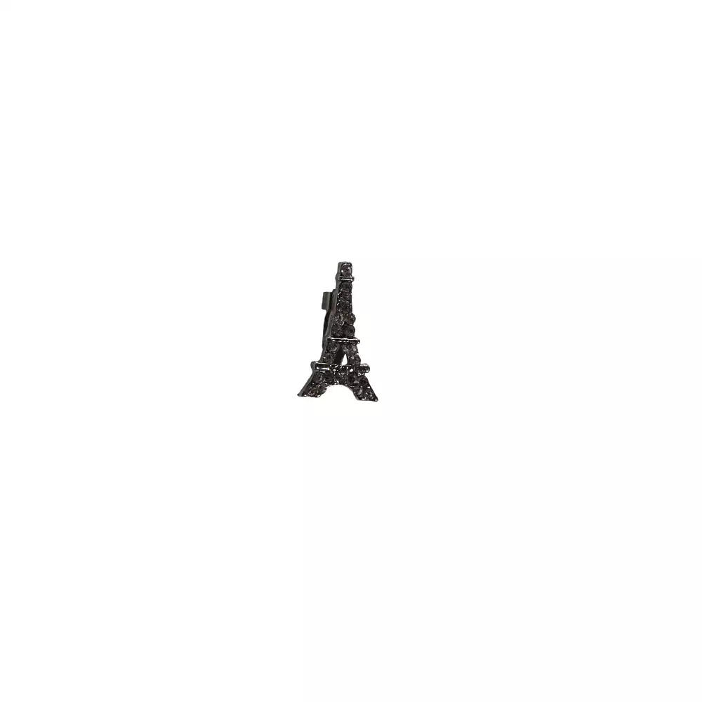 Silver Eiffel Tower Paris France Brooch Blazer Shirt Pin