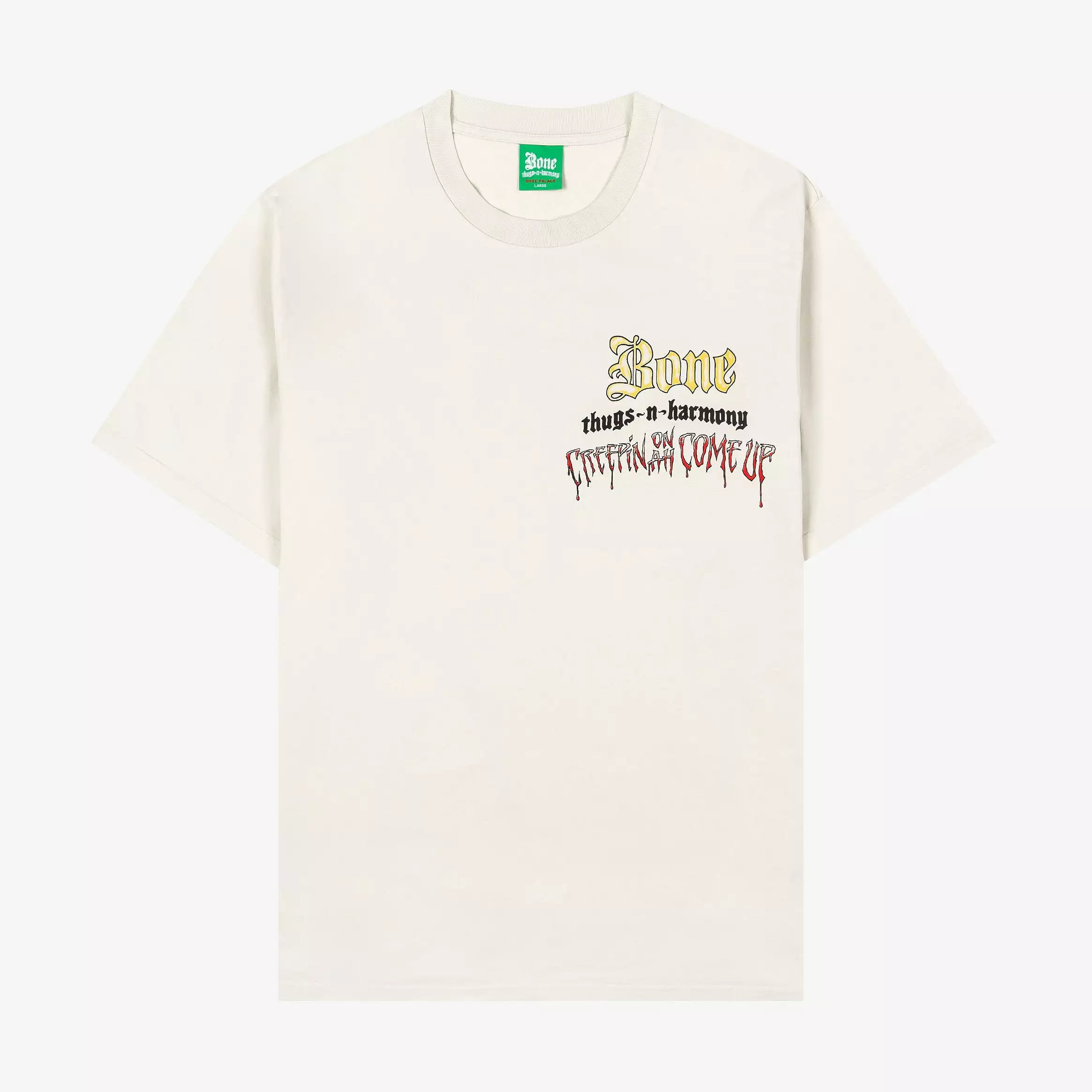 SP x Bone Thugs N Harmony Creepin Mens Short Sleeve Shirt (Beige/Red)