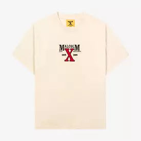 SP x Malcom X Any Means Mens Short Sleeve Shirt (Beige/Red)