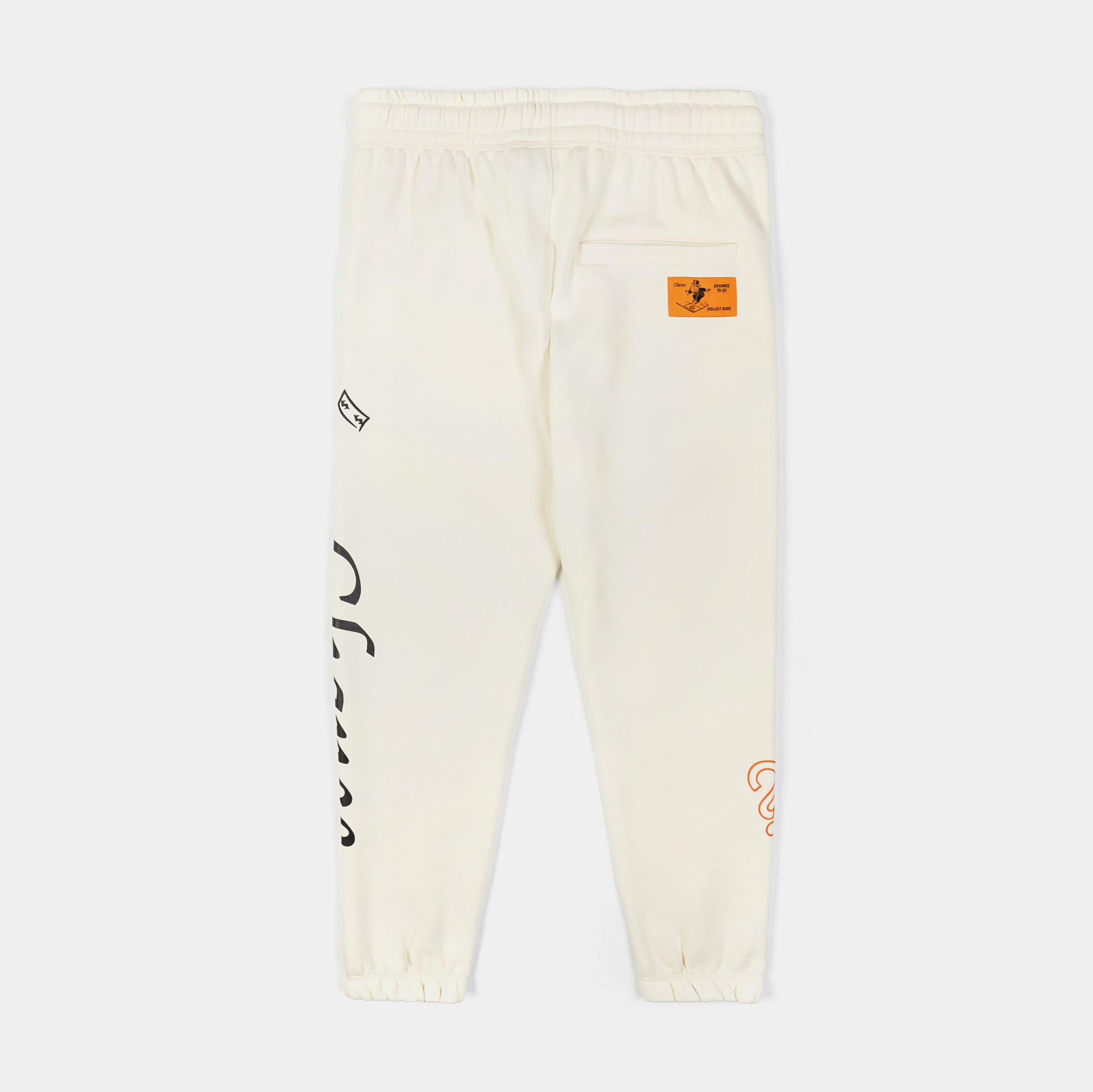 SP x Monopoly Chance Joggers Mens Pants (Beige/Black)