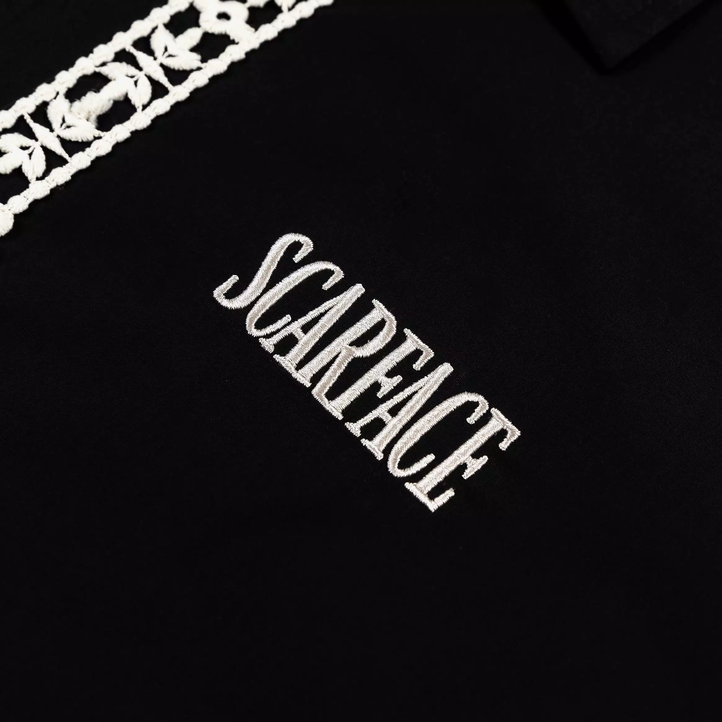 SP x Scarface The Tiger Mens Short Sleeve Shirt (Black/White)