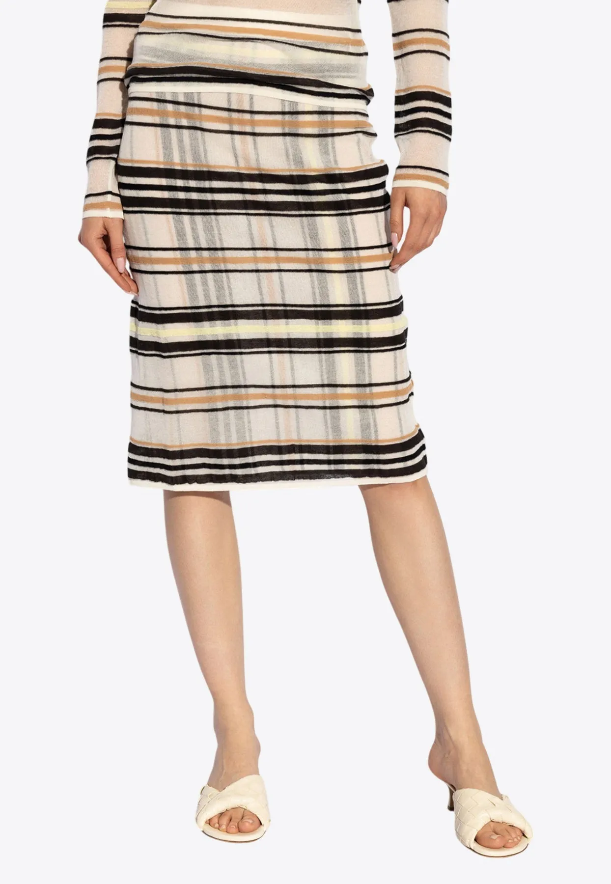 Striped Layered Skirt