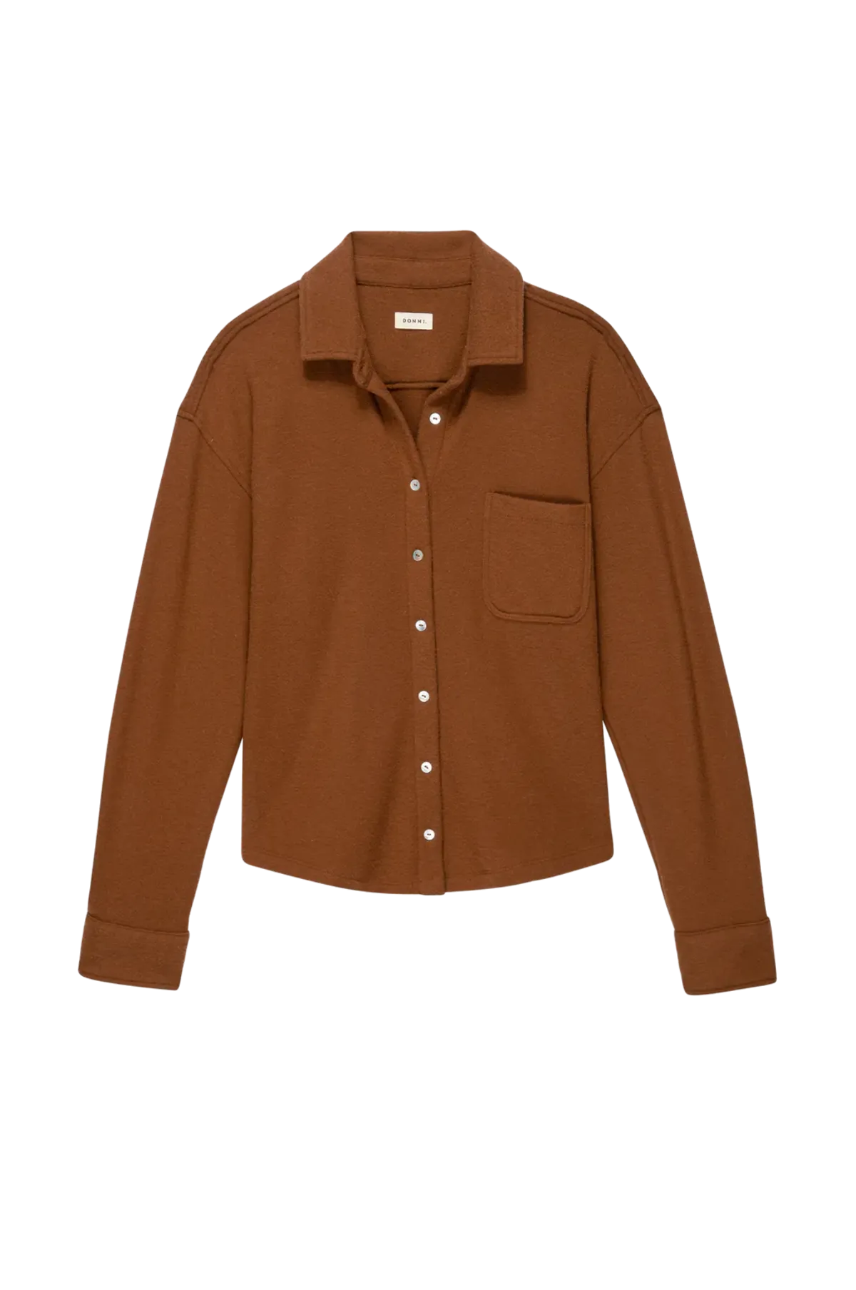 Sweater Button Down - Cocoa