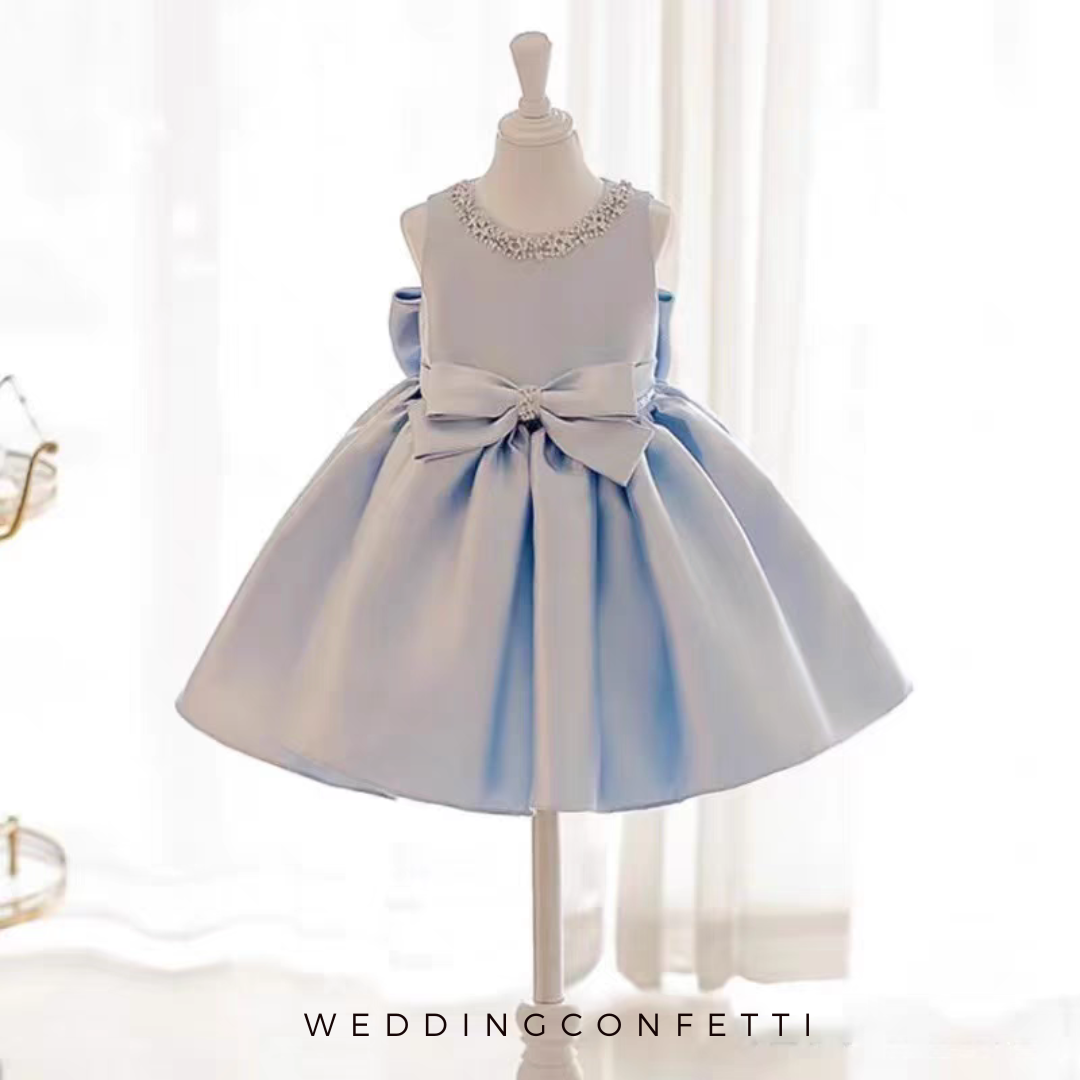 The Lara Blue Flower Girl Dress