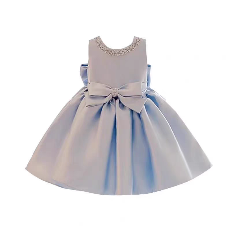 The Lara Blue Flower Girl Dress