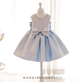 The Lara Blue Flower Girl Dress