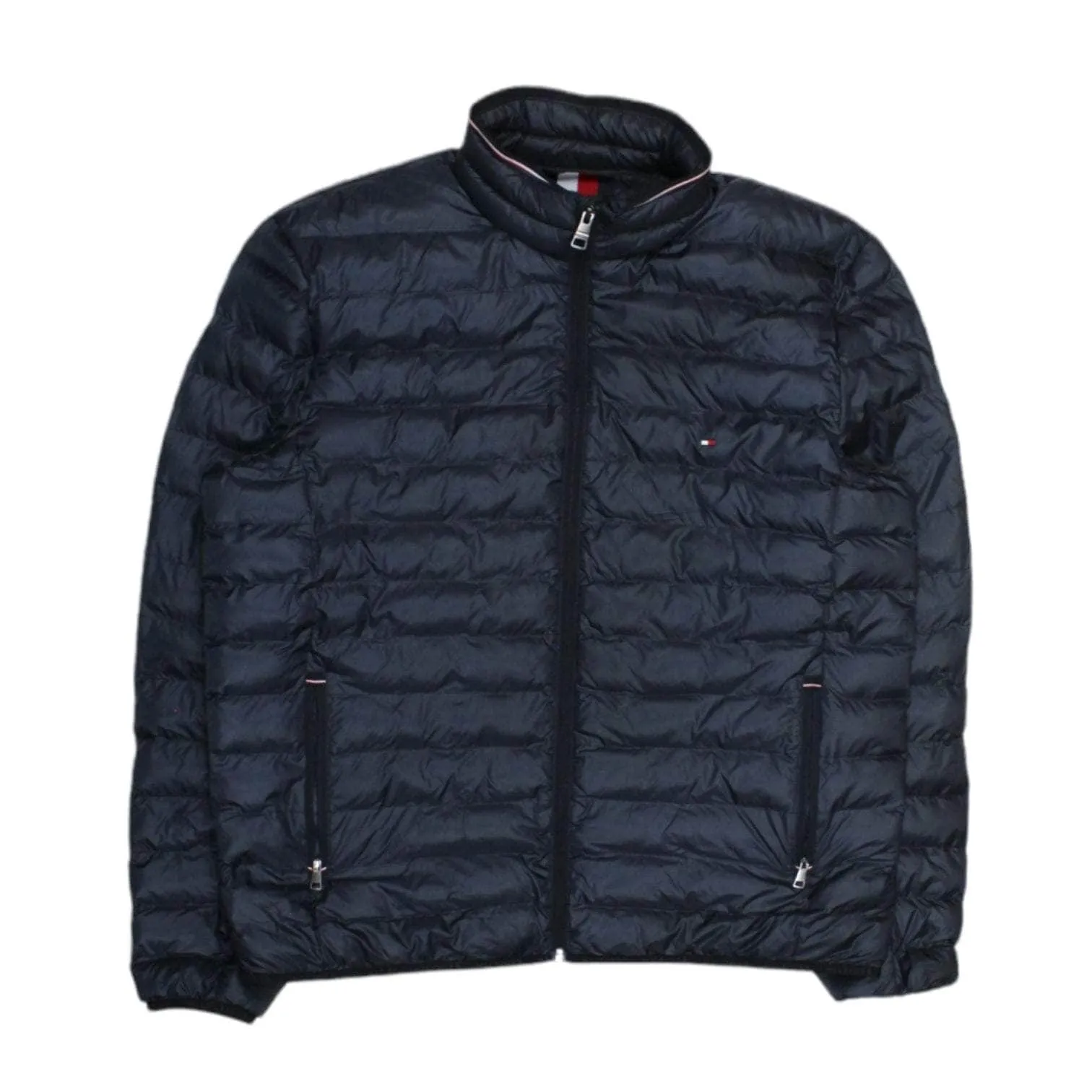 Tommy Hilfiger Navy Foldable Puffer Jacket