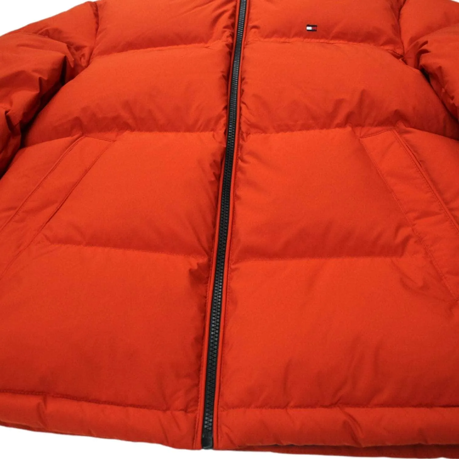 Tommy Hilfiger Orange Puffer Coat