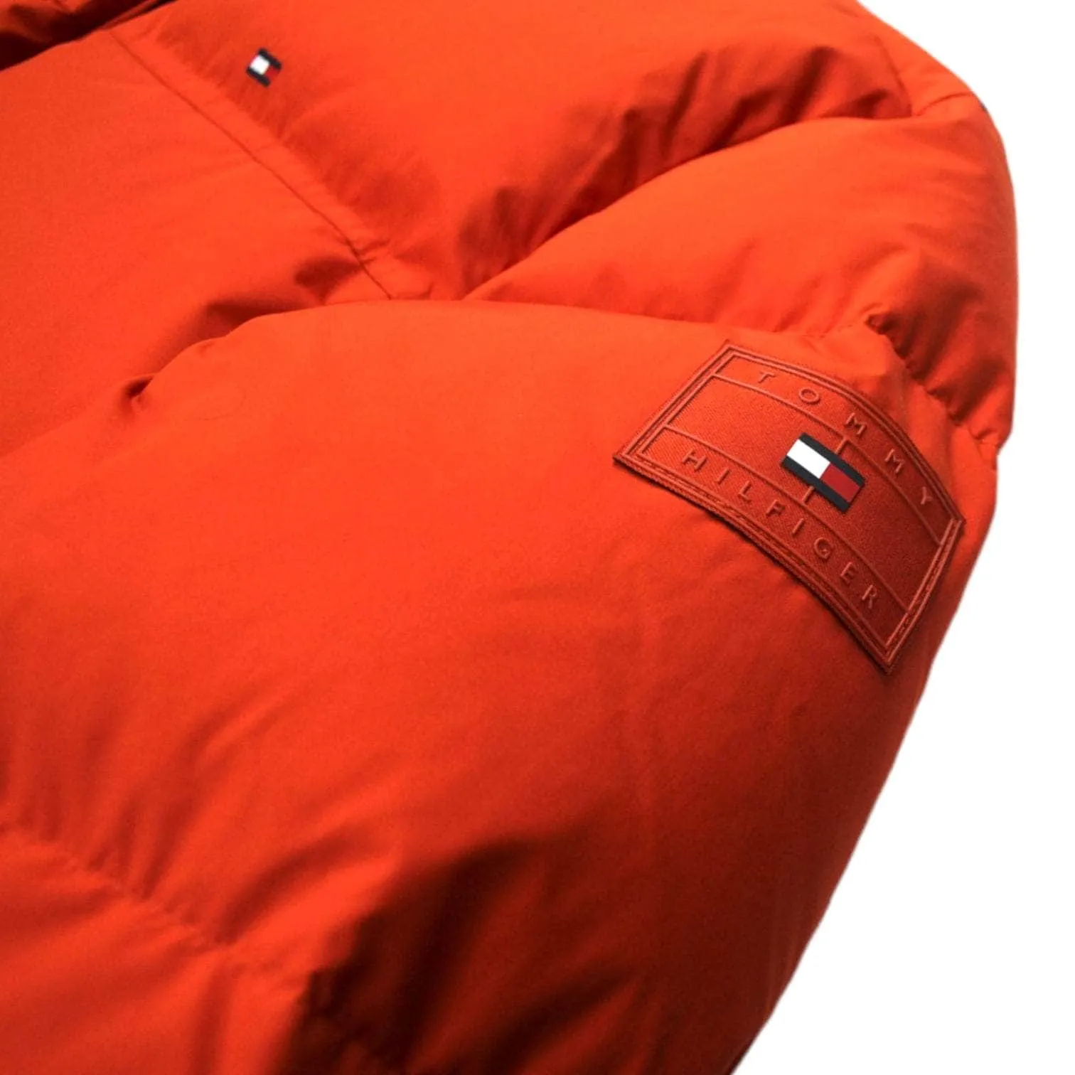 Tommy Hilfiger Orange Puffer Coat