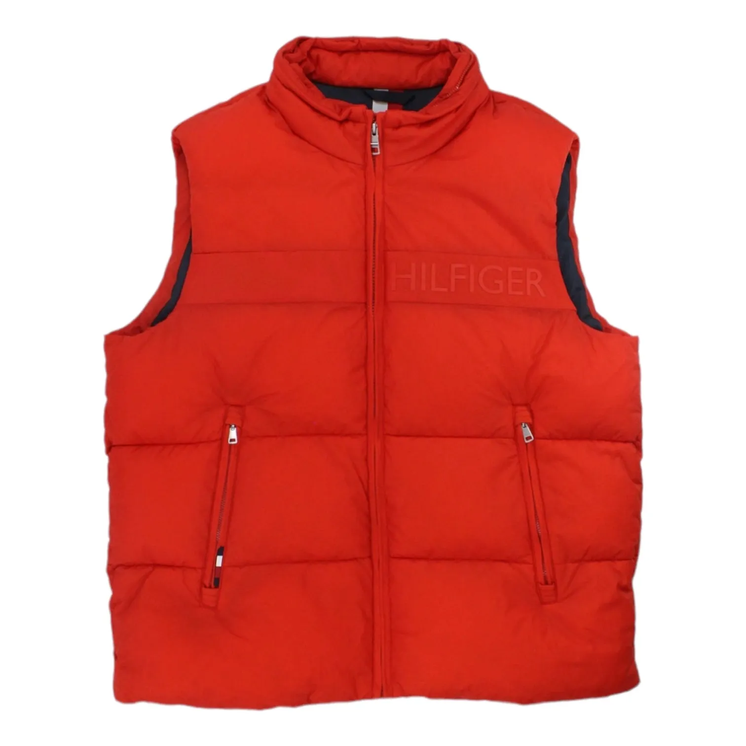 Tommy Hilfiger Red Puffer Gilet