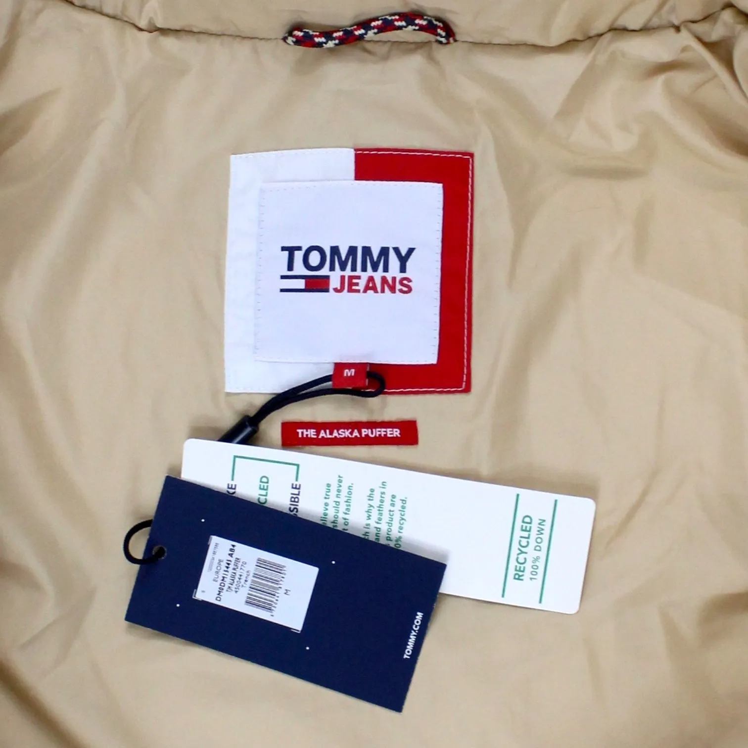 Tommy Jeans Beige Alaska Puffer