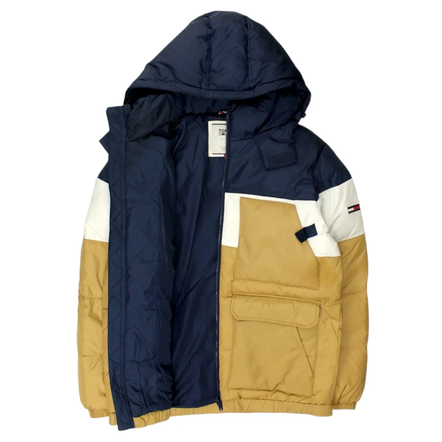 Tommy Jeans Beige/Multi Puffer Jacket