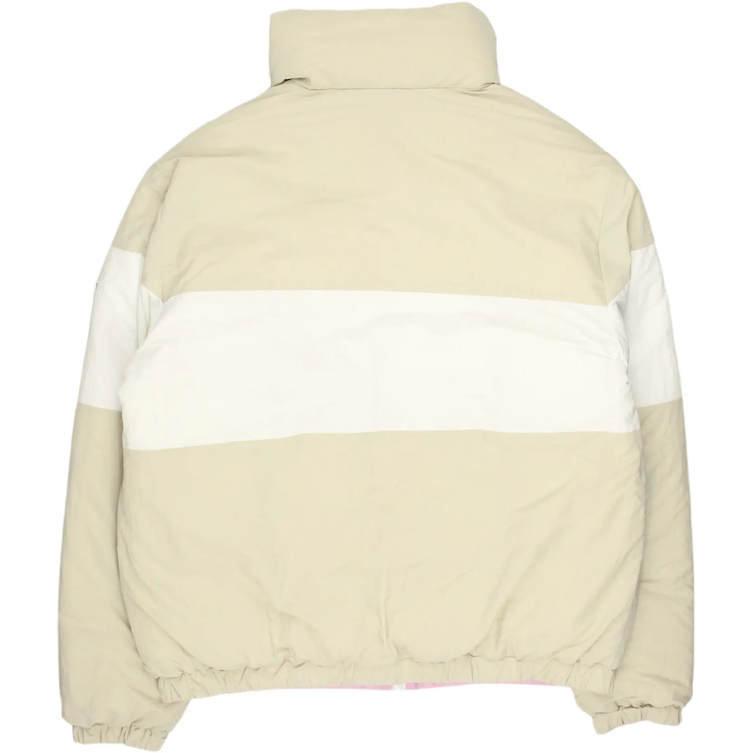 Tommy Jeans Cream/Pink Reversible Puffer Jacket