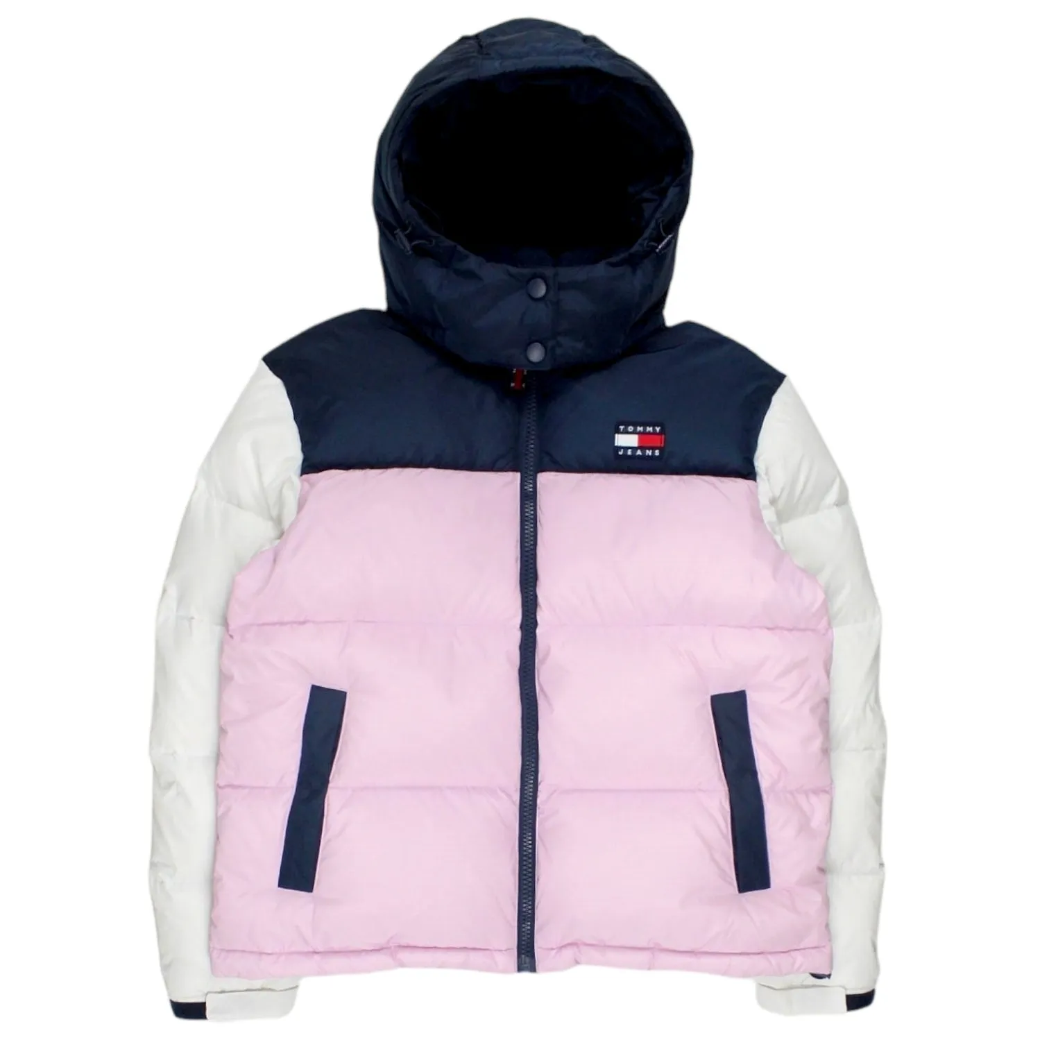 Tommy Jeans Pink/Navy Alaska Puffer