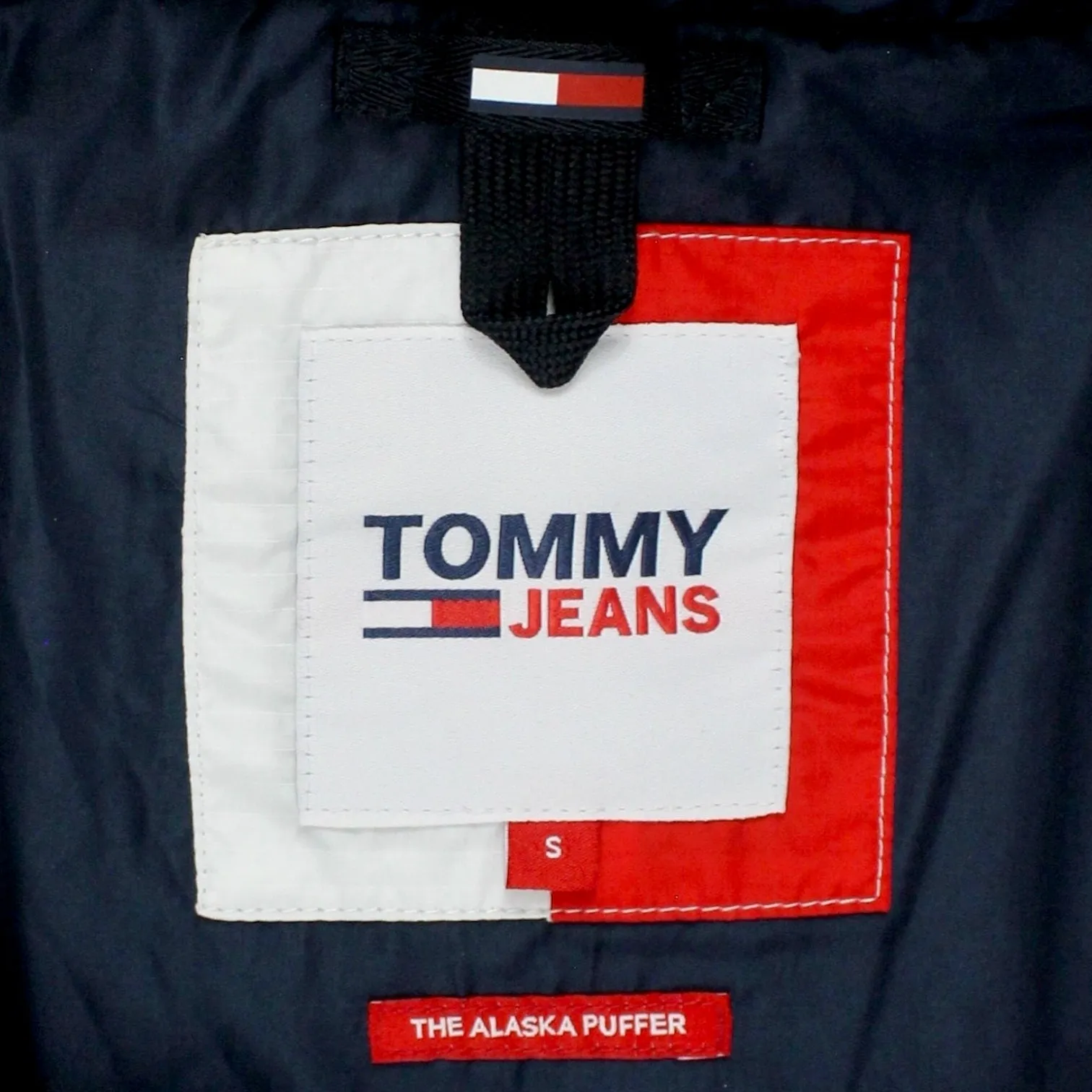 Tommy Jeans Pink/Navy Alaska Puffer