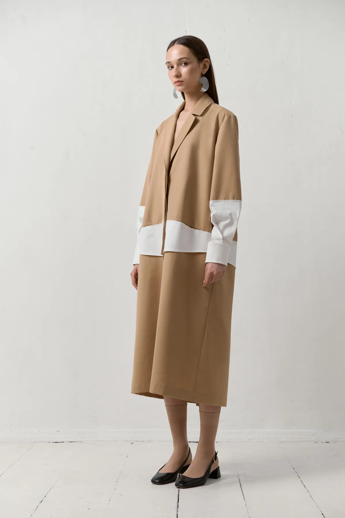 trench coat - camel