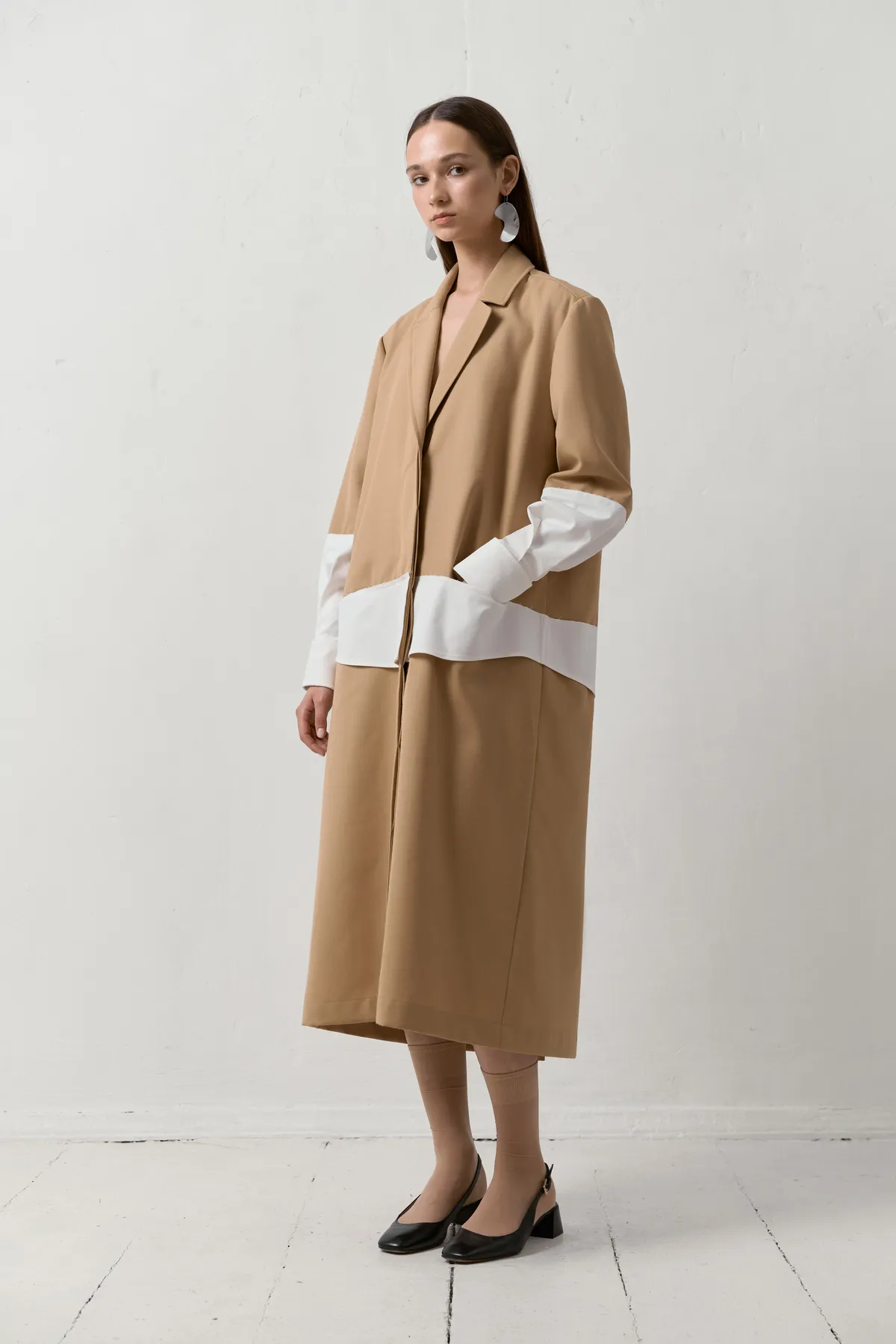 trench coat - camel