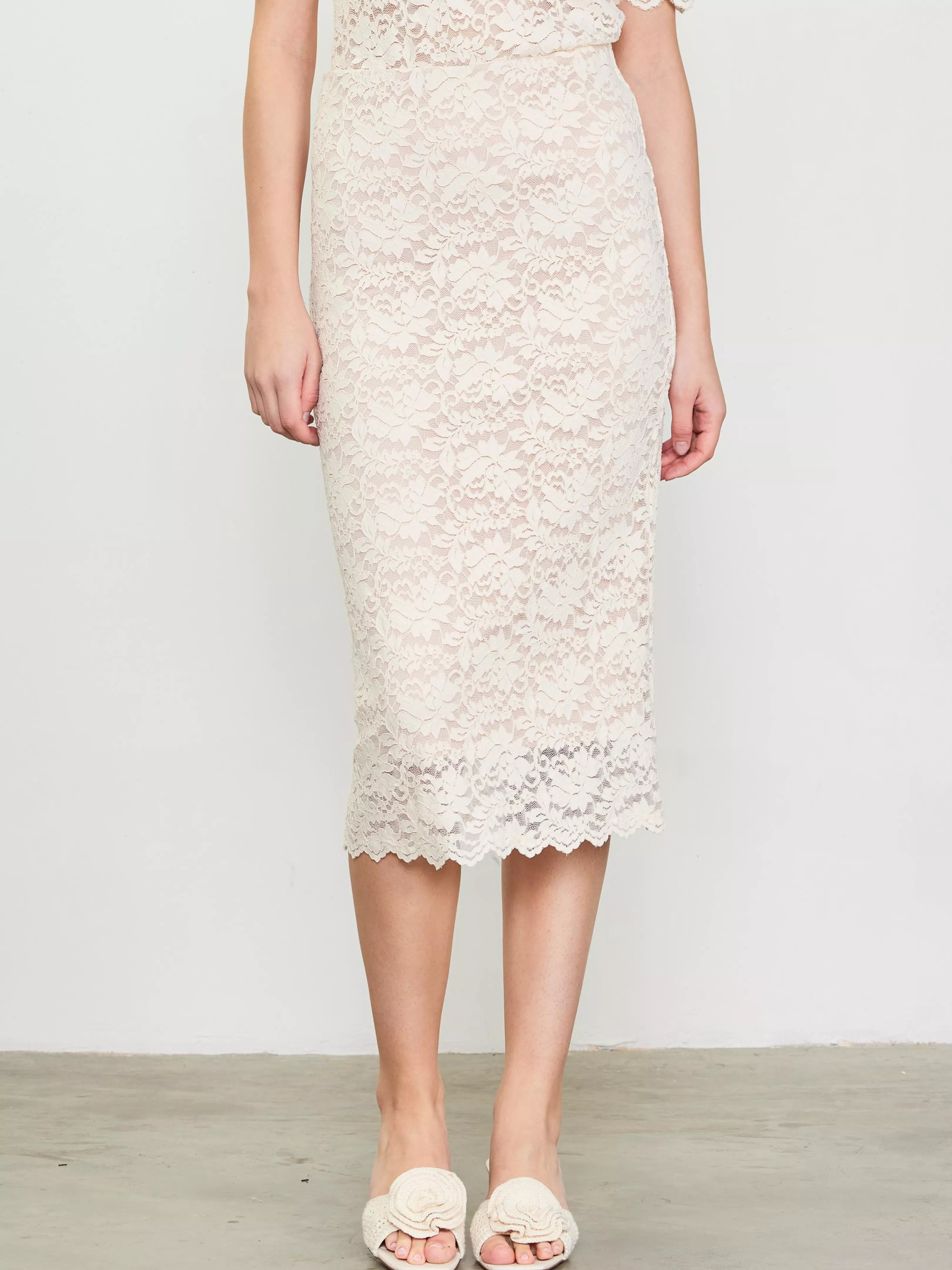 True Love and Lace Midi Skirt