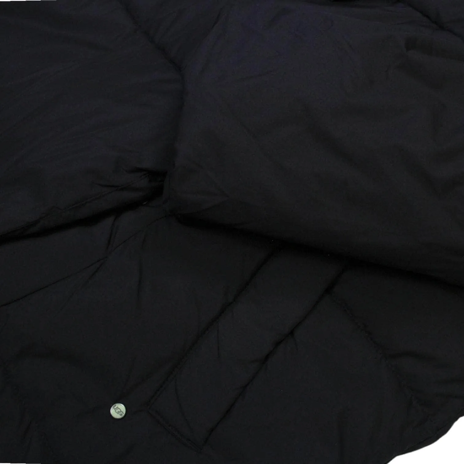 UGG Black Long Puffer Coat