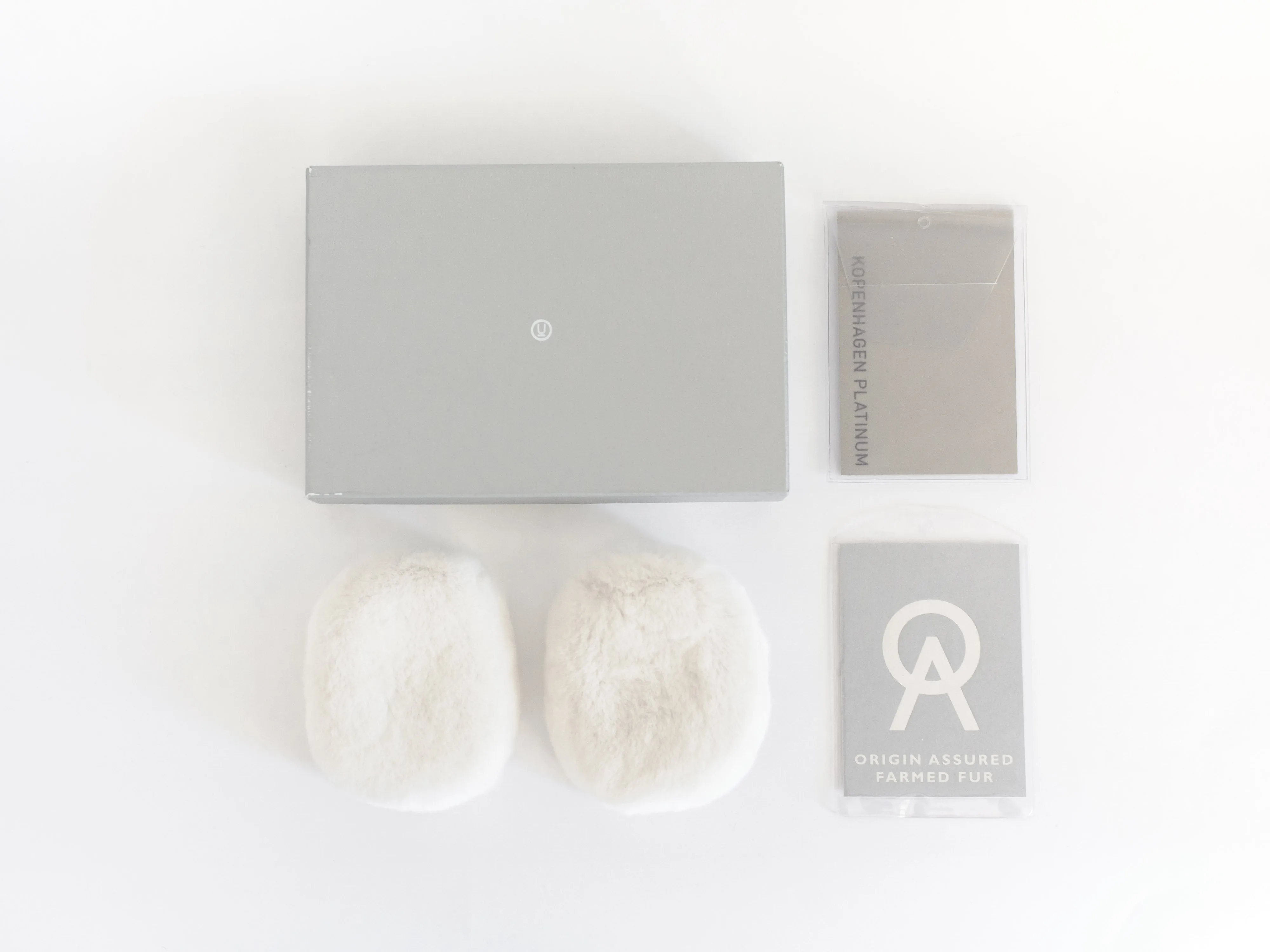 Undercover AW07 Kopenhagen Platinum Mink Fur Earmuffs